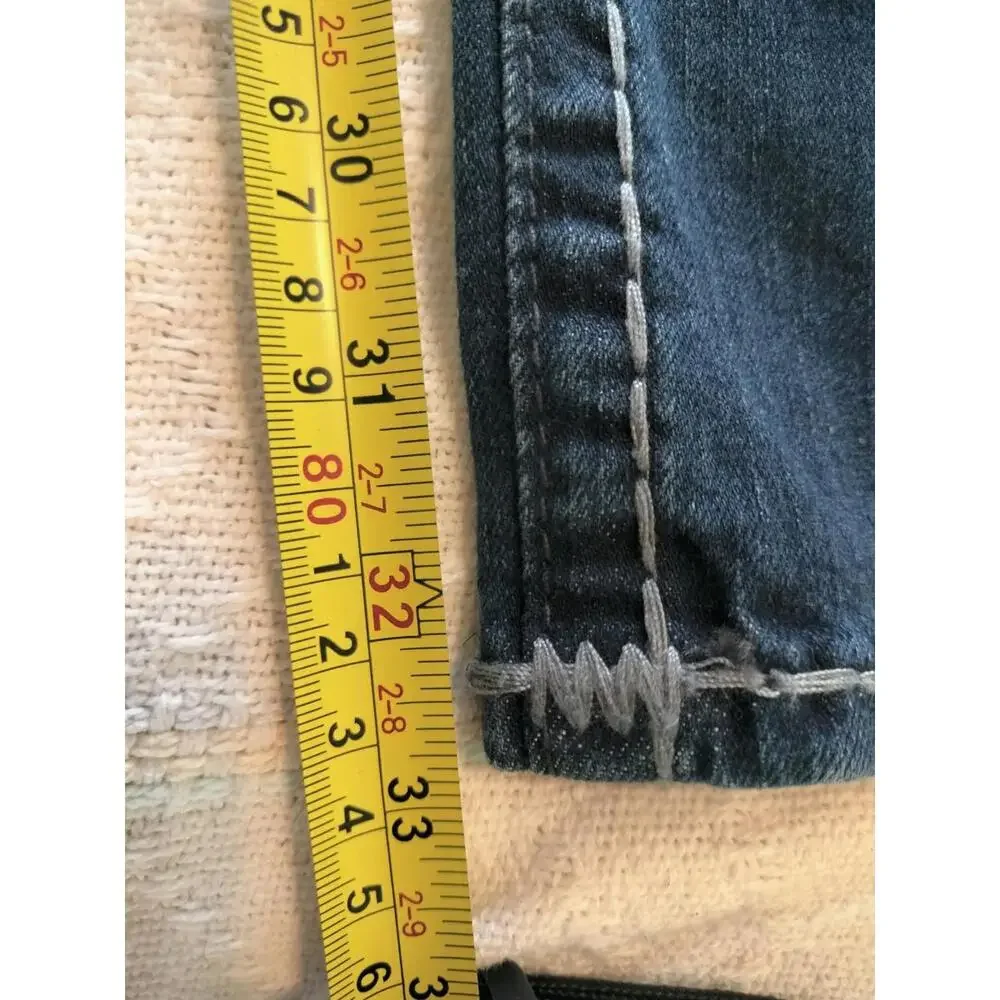 TRUE RELIGION Rocco‎ Relaxed Skinny Jeans Men’s 36x32 Dark Wash Standard